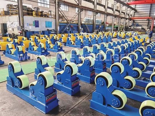 স্ব-সমন্বিত ওয়েল্ডিং রোটার 100-1000mm/min গতি পরিসীমা 40t লোডিং ক্ষমতা এবং 6-60m/h রোলার গতি সঙ্গে