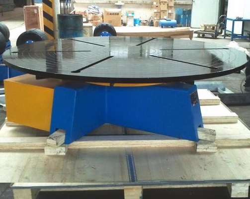 10t বড় বৈদ্যুতিক ঢালাই Turntable মেশিন সরঞ্জাম ম্যানুয়াল